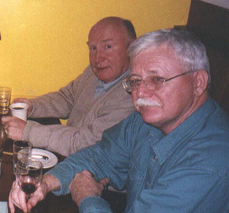 Left: 1SG(R) Marcus Basom 3rd Sqdn 1956-57 and LTC(R) Glynn Pope 3rd Sqdn 1969-70